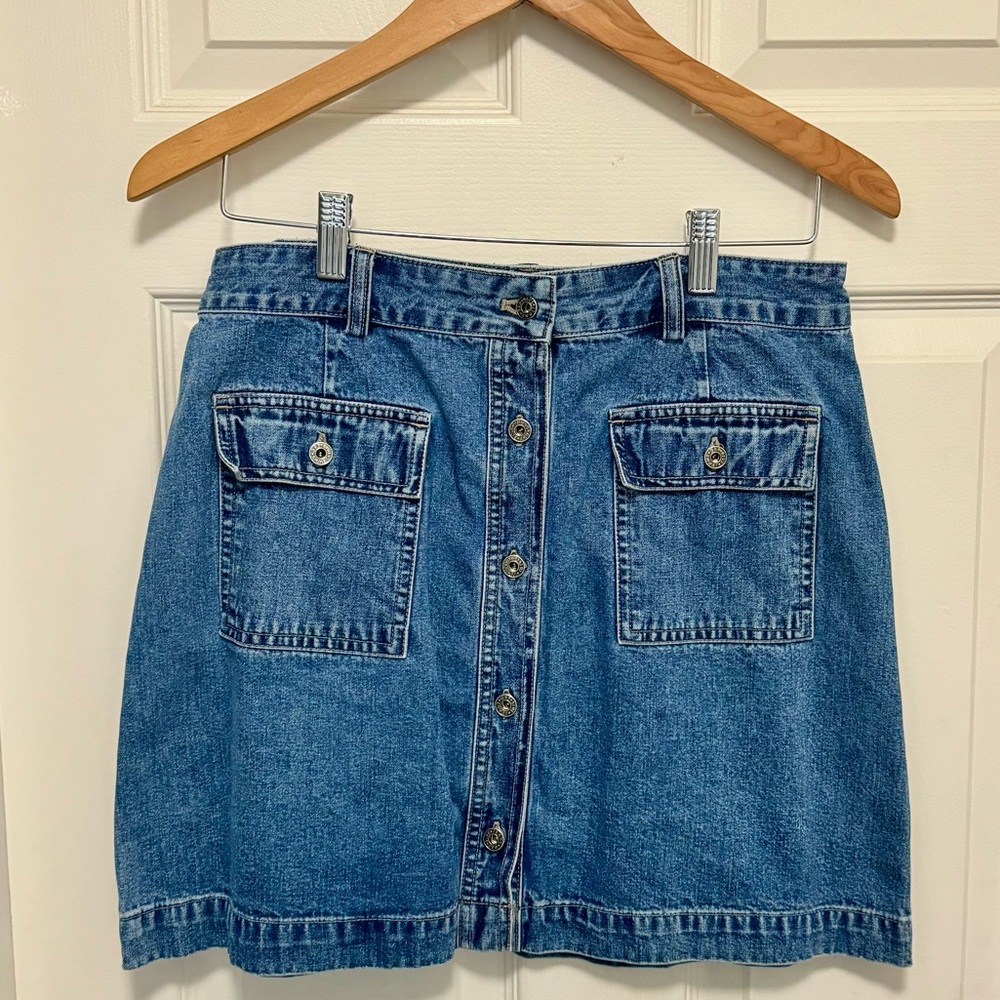 Vintage Gap Blue Jeans denim A line miniskirt🫶